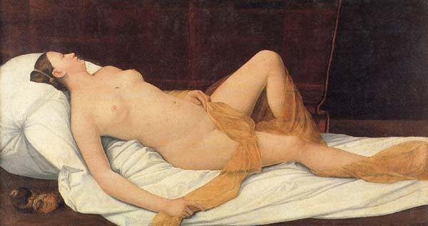 LICINIO, Bernardino Reclining Female Nude Germany oil painting art